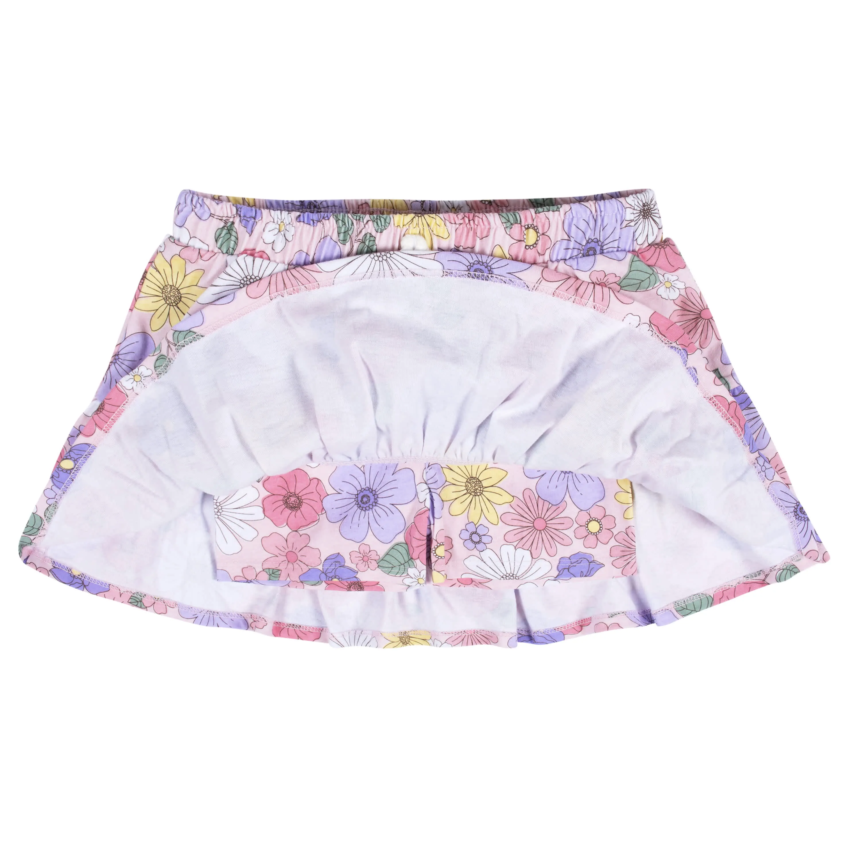 2-Pack Infant & Toddler Girls Pink Floral Skorts