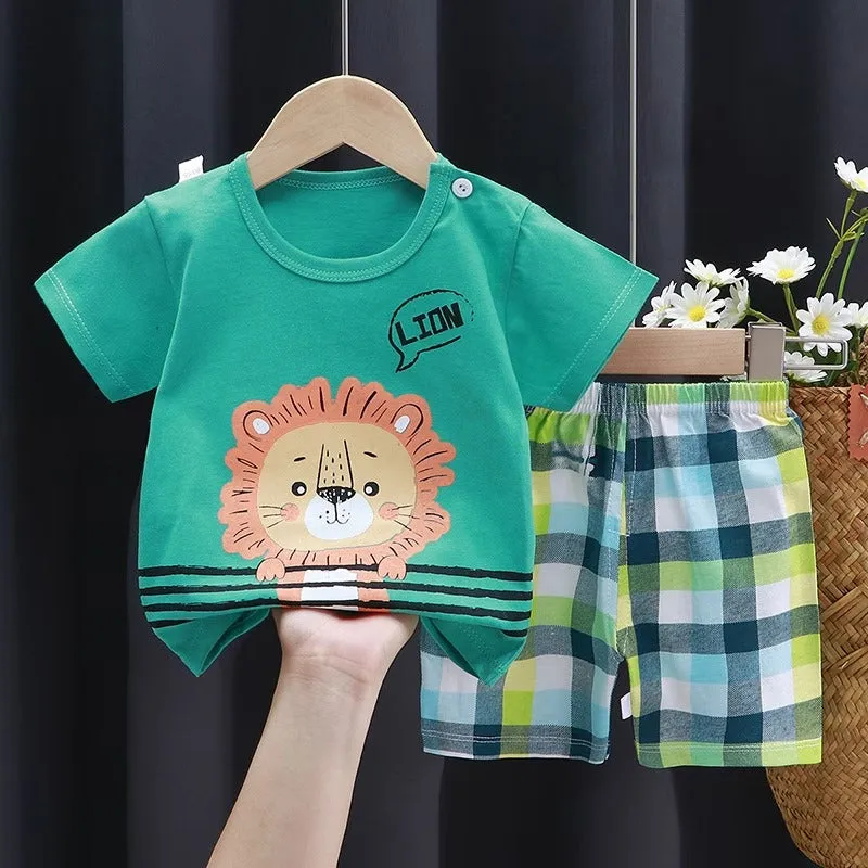 2 Pcs Boys Pajama Sets 6-12M 425145