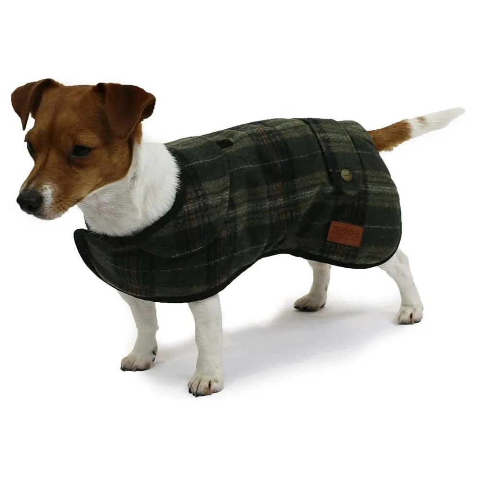 Ancol Heritage 50cm Green Check Dog Coat - Large