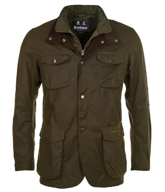 BARBOUR Ogston Wax Jacket Olive