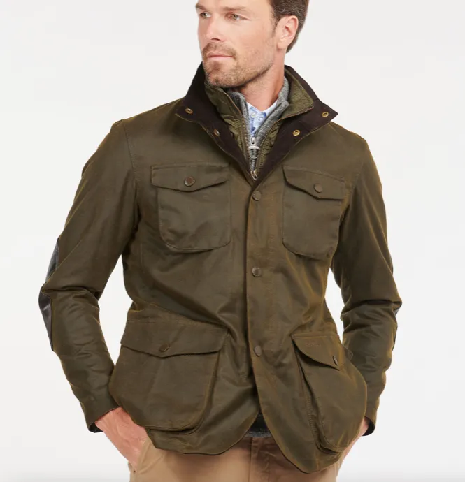 BARBOUR Ogston Wax Jacket Olive