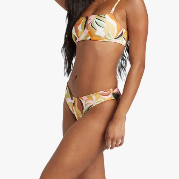 Billabong Womens Return To Paradise Rev Lowride Bikini Bottom Multi