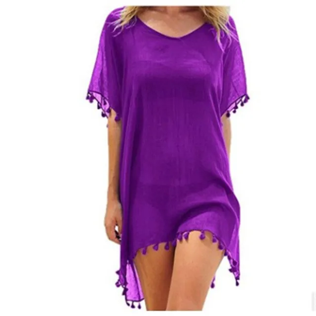 Blouses Loose Chiffon Dress Summer Beach Cover-Up Shirt