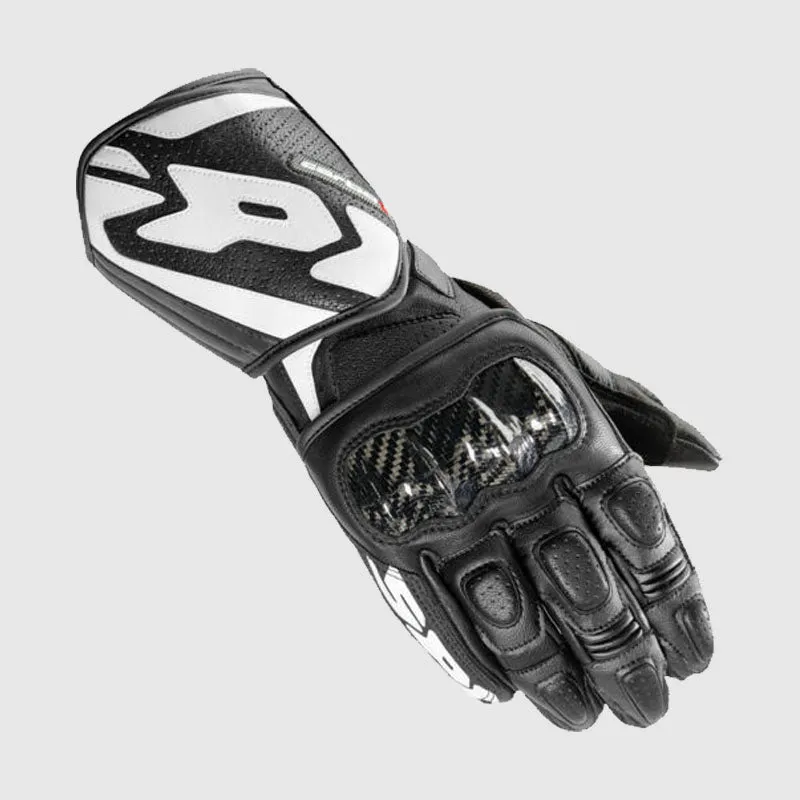 Buy Spidi Carbo 1 Black Mens Motorcycle Riding Gloves Sport Bike Glove