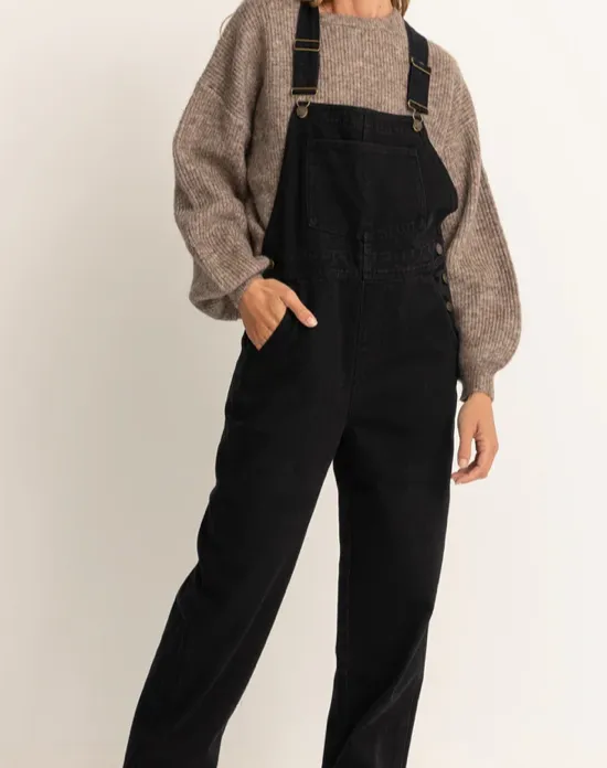 Daybreak Overalls in Black