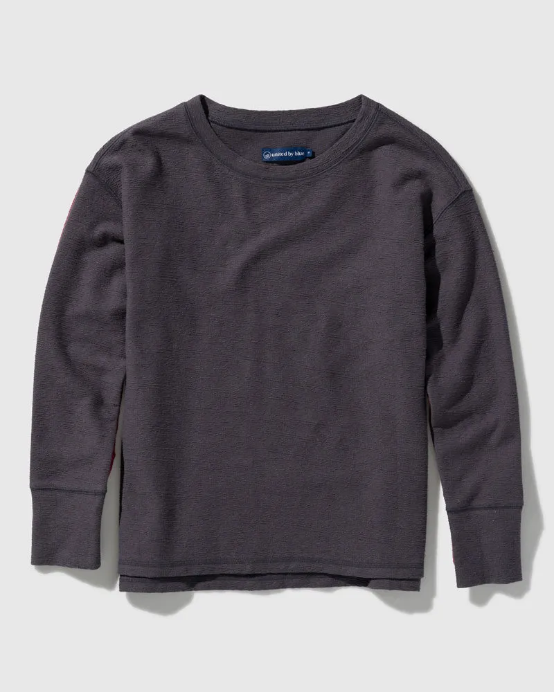 EcoKnit™ Textured Boxy Crew