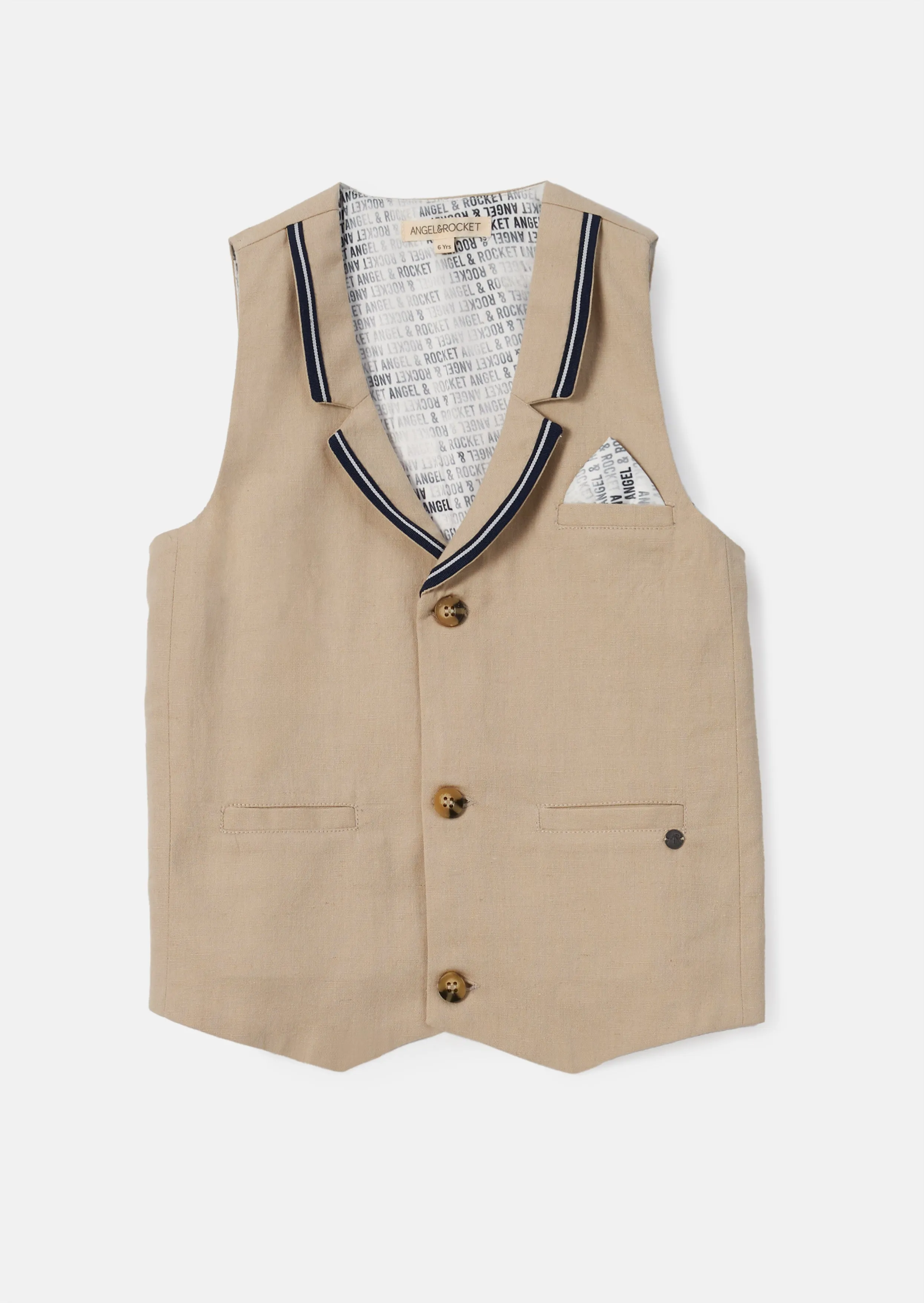 Felix Linen Waistcoat