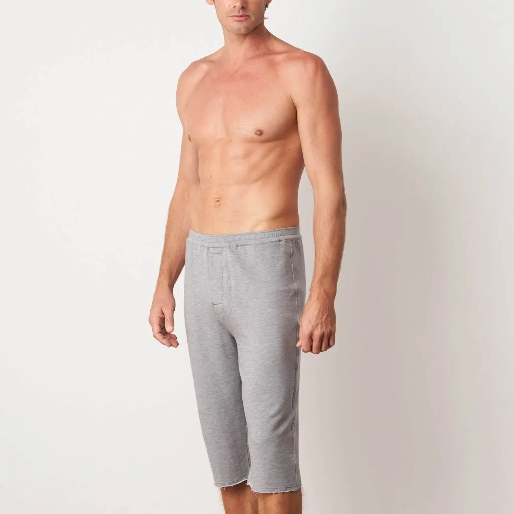 Green TENCEL™ Lyocell Three Quarter Pants