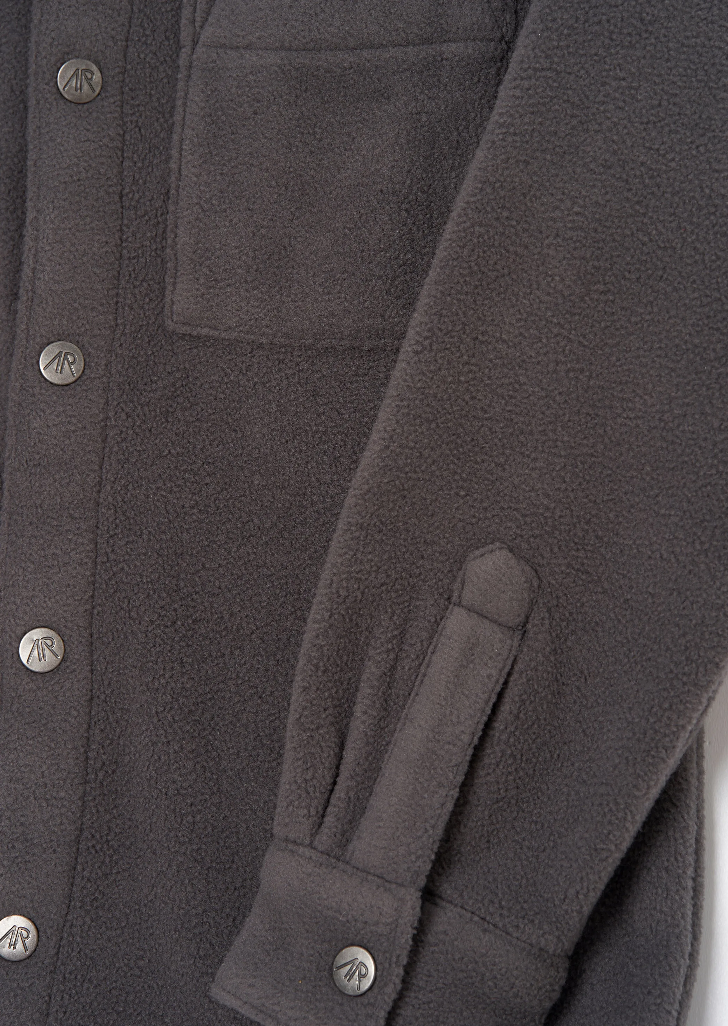 Mac Grey Fleece Overshirt