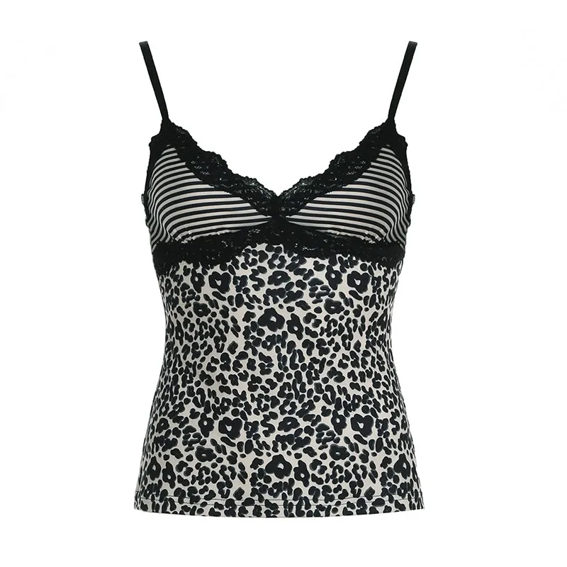 Naima Leopard Print V-Neck Camisole