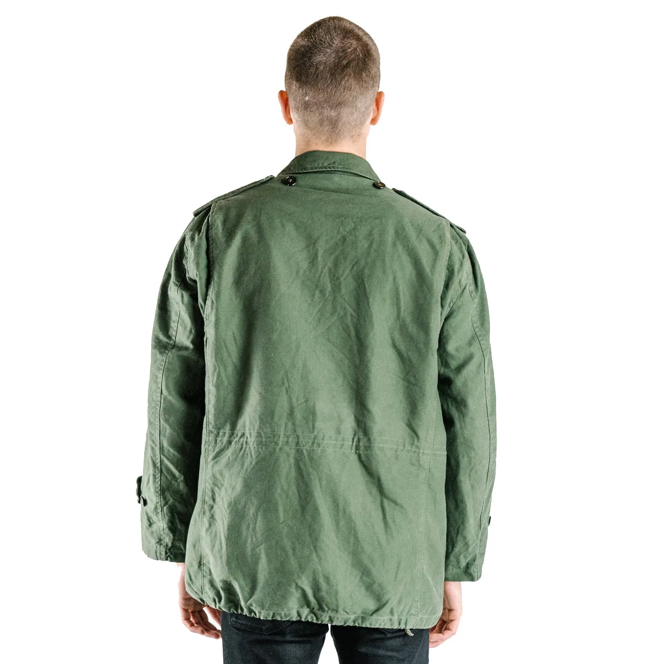 NATO Olive Combat Jacket, similar to WWII GI's jacket – M43 Style - zip front