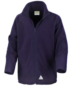 Navy - Core junior microfleece jacket