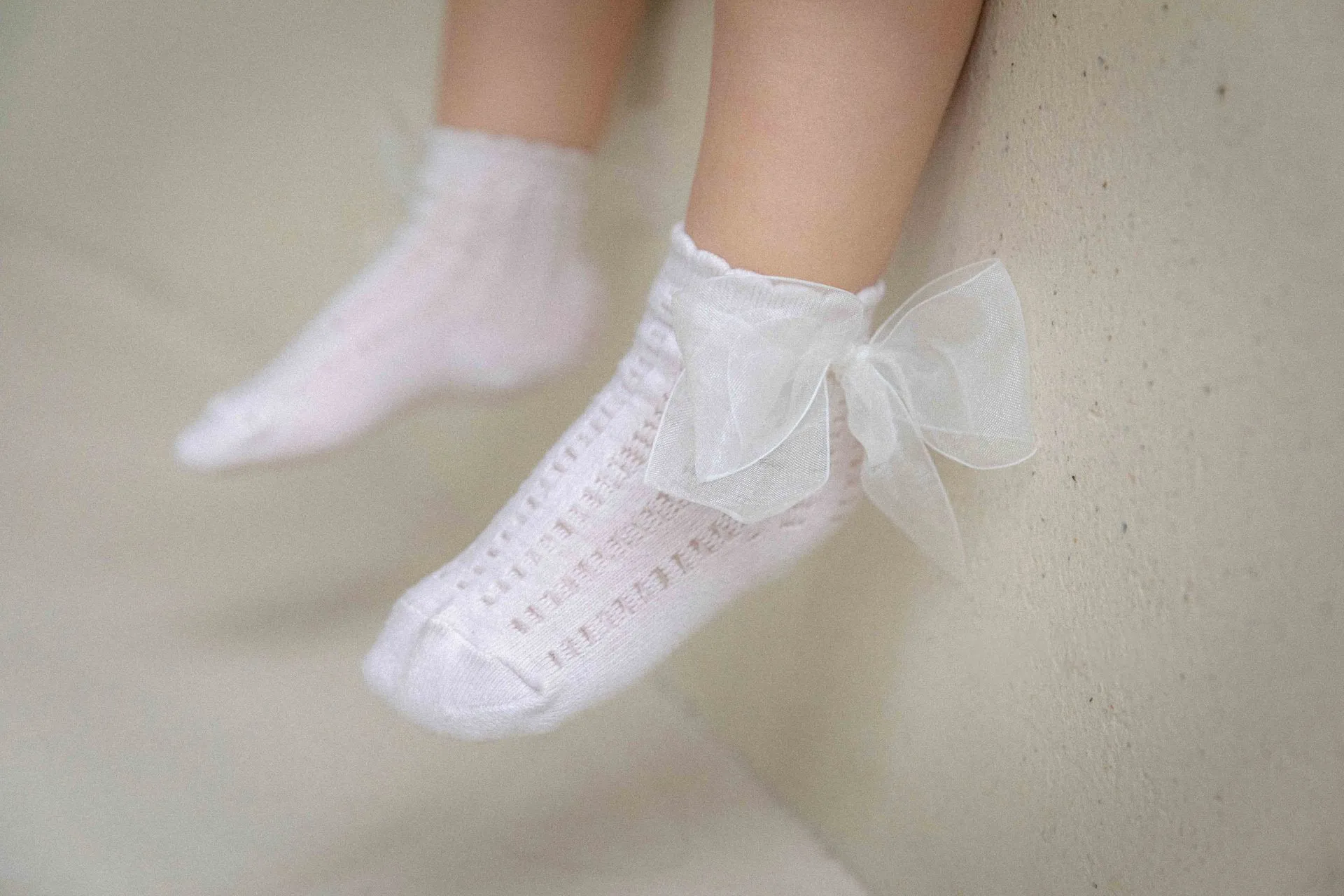 Organza Ribbon Baby Socks Set