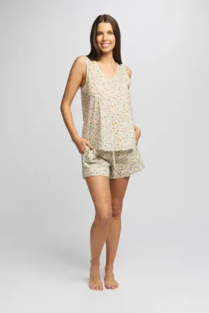 Pure Cotton Voile Tank WildFlower