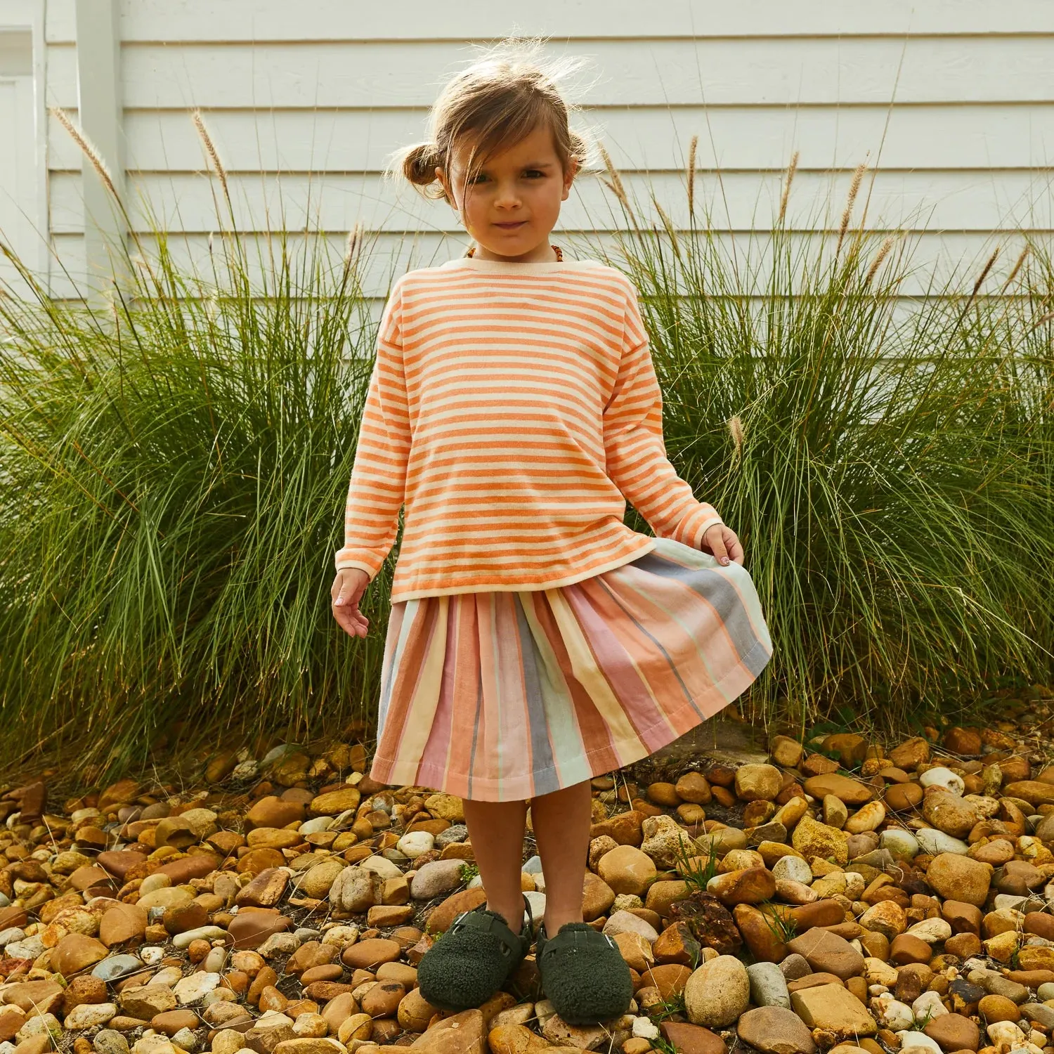 Sage x Clare Nila Kids Skirt