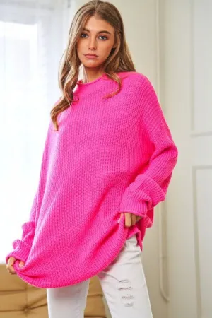 Sarrah Mock Neck  Sweater // 3 COLORS