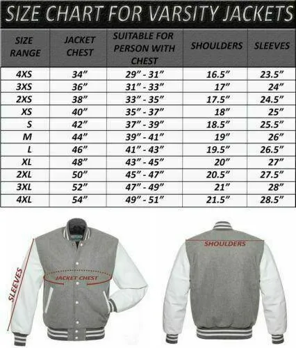 Warrior Gears® Red Wool Varsity Letterman Bomber Baseball Jacket White Leather Sleeves