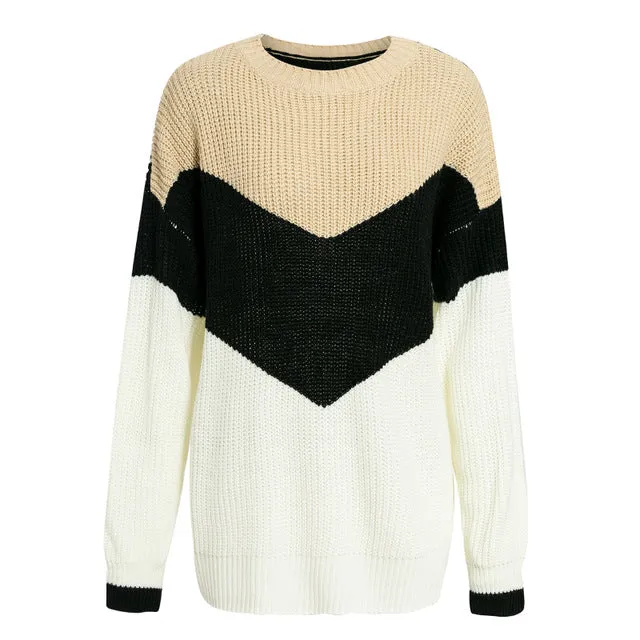 Wide Angle Knitted Sweater