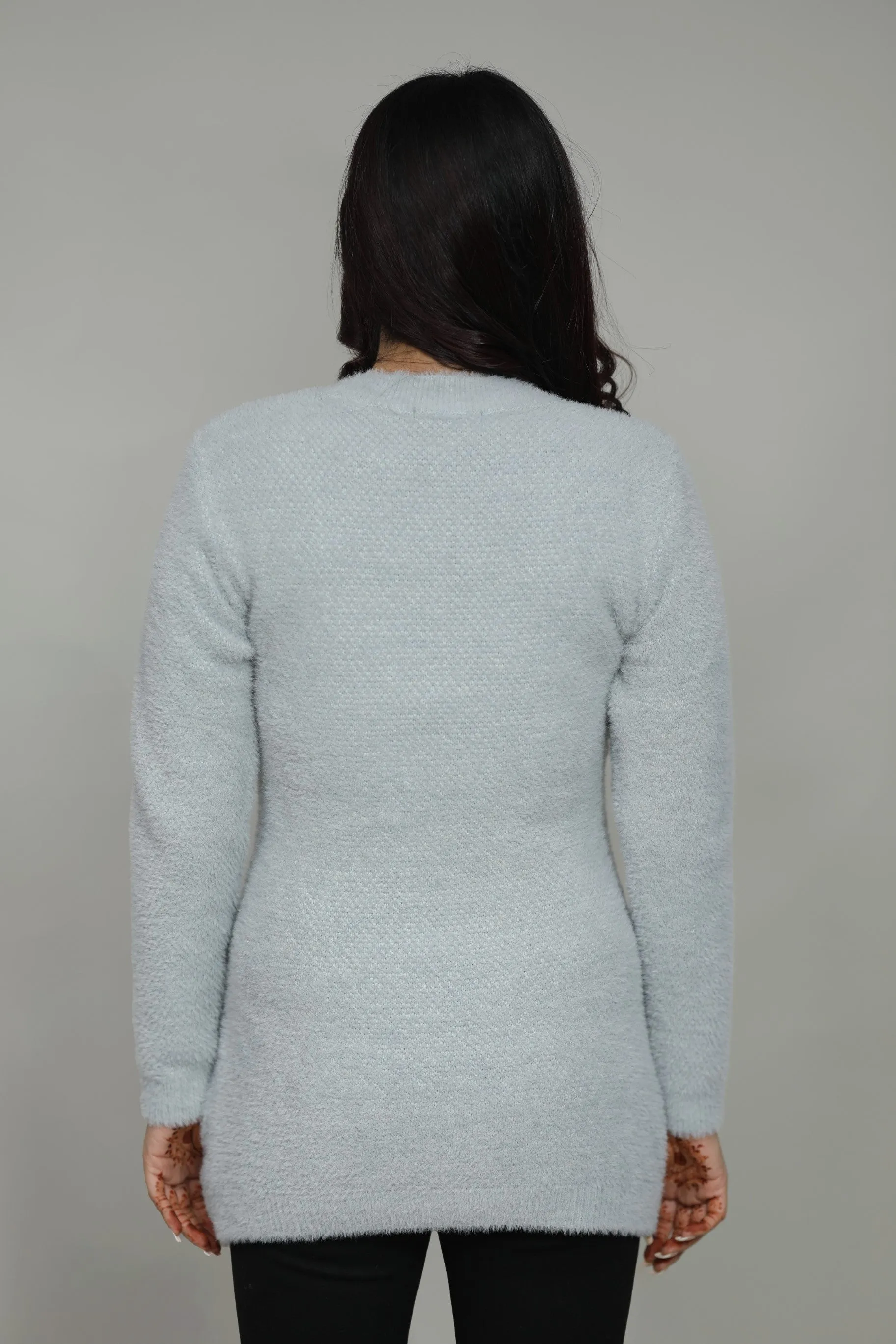 Woolen Round Neck Top For Women